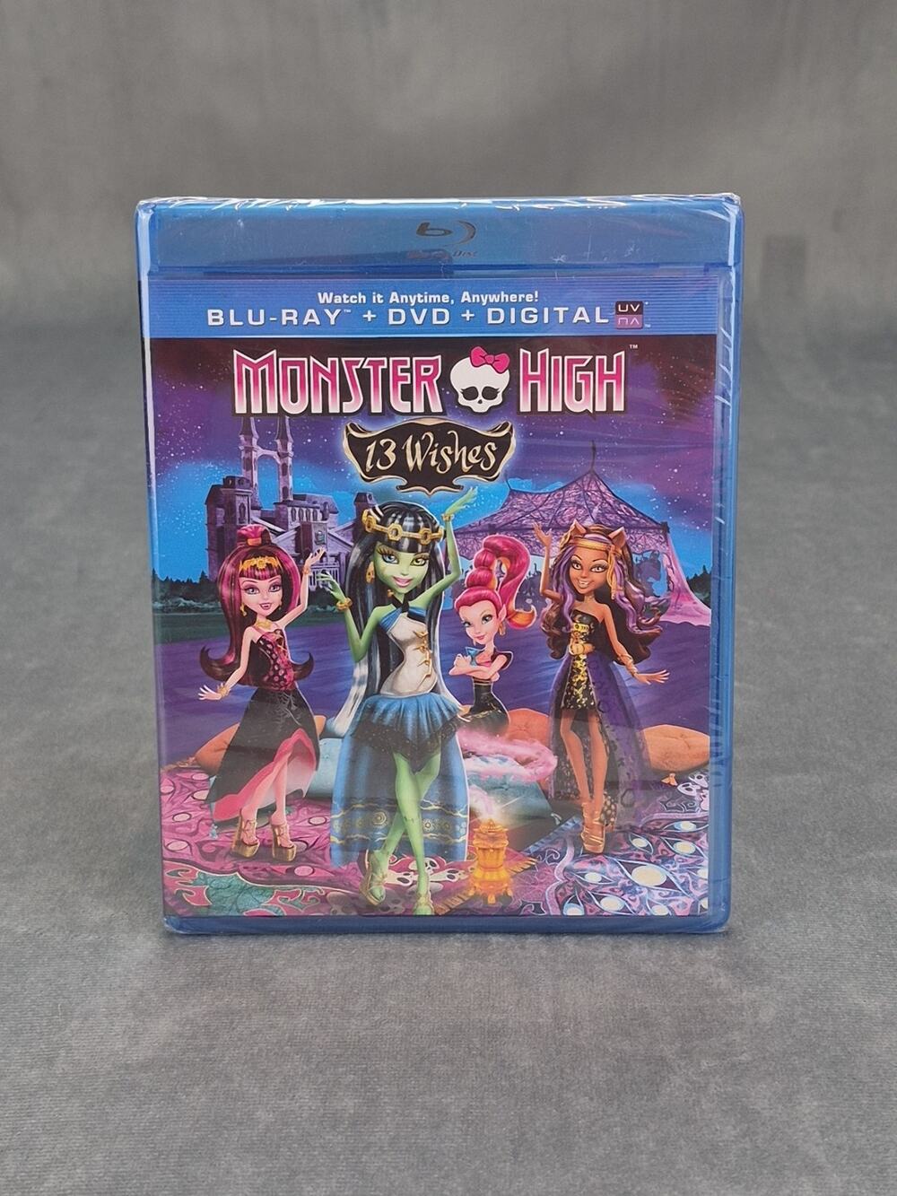 Monster High 13 Wishes Blu-Ray + DVD + Digital 2013 Release Sealed New